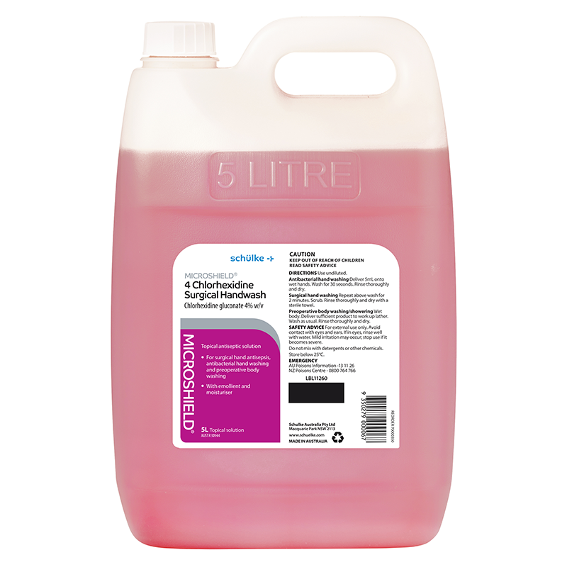 Microshield 4 - Surgical Hand Wash - Skin Cleanser - 4% Chlorhexidine