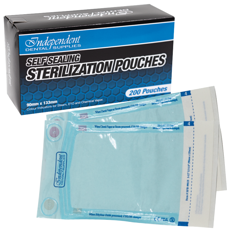 Sterilization Pouches - Self Sealing *BUY 5 THE SAME, GET 1 FREE*BUY 10 THE SAME, GET 3 FREE*