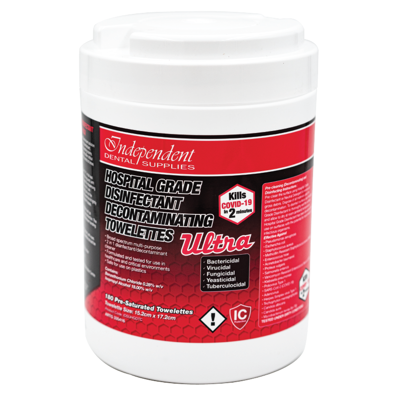 Hospital Grade Disinfectant Towelettes -Ultra**BUY 5 GET 1 FREE - MIX AND MATCH OK **