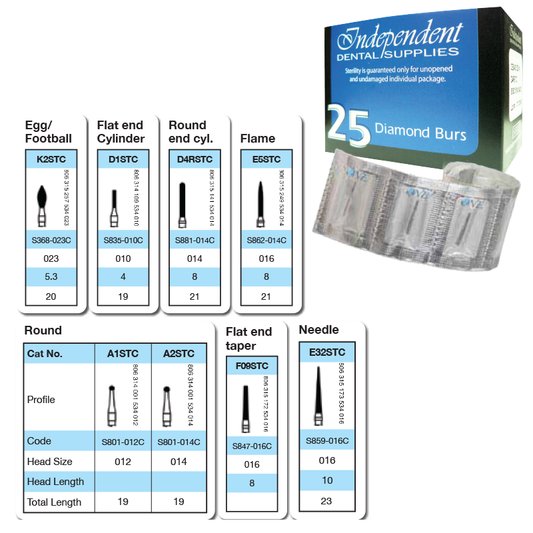 FG Diamond Burs - Sterile ** CLEARANCE **