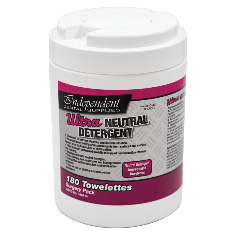 Neutral Detergent Towelettes - Ultra