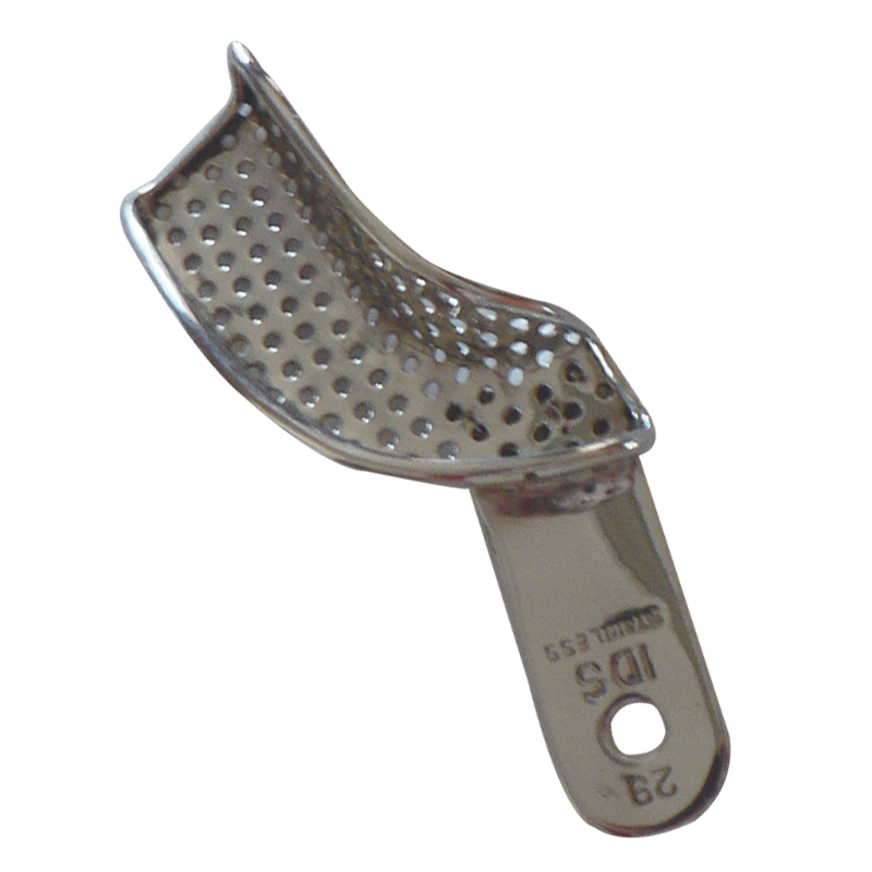 Impression Trays - Stainless Steel - Perforated - Quadrant Trays
