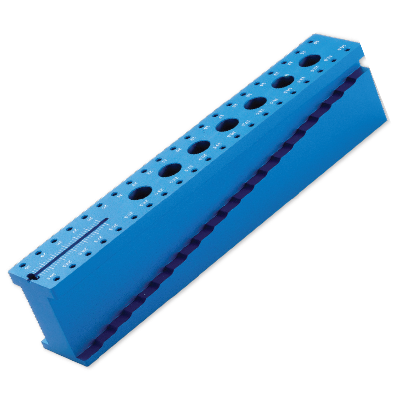Bloc Aluminium A803BLUE 2 Niveaux Pour Fraises Endo – 25 Trous – Brasseler