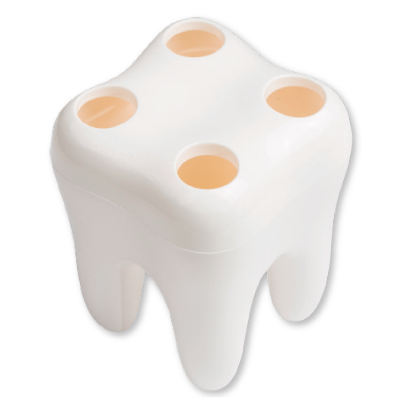 Tooth Shaped Pen/Toothbrush Holder