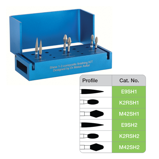 1-2 Shine - Finishing Bur Kit